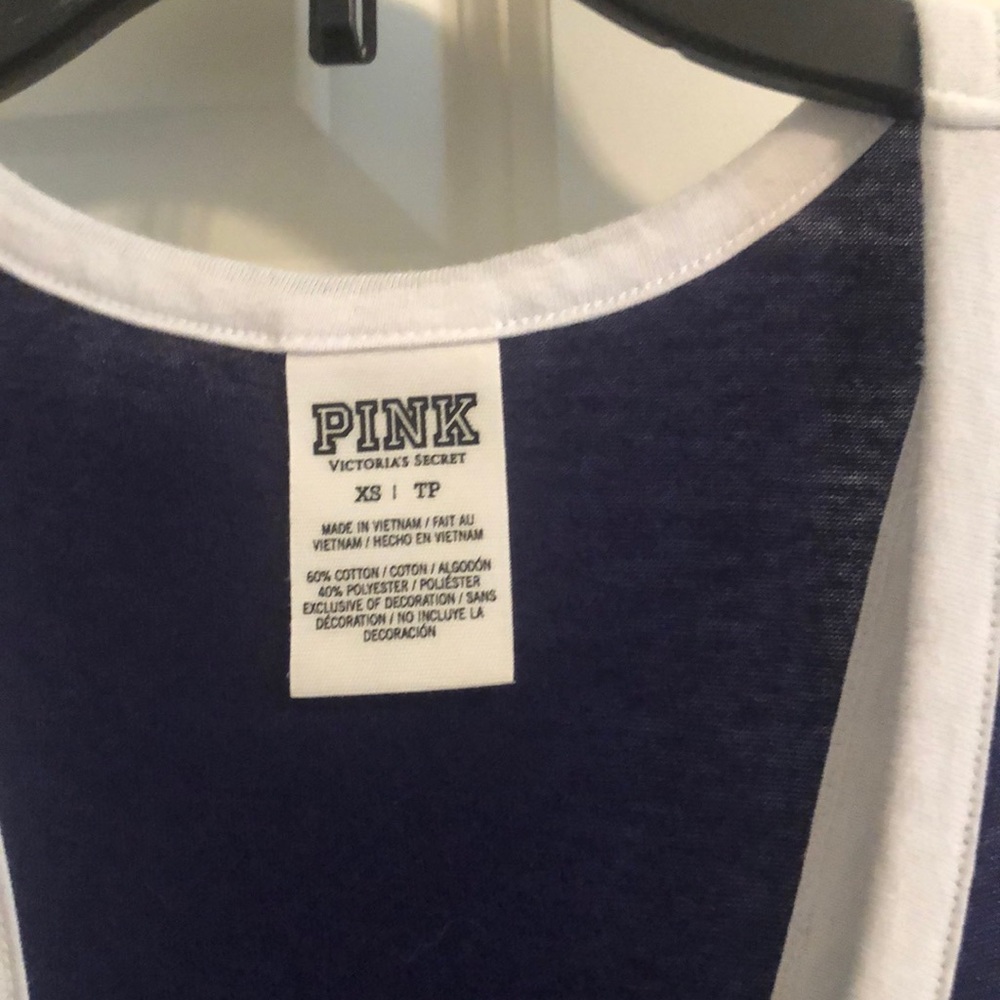 PINK racer back tank top - Picture 3 of 4